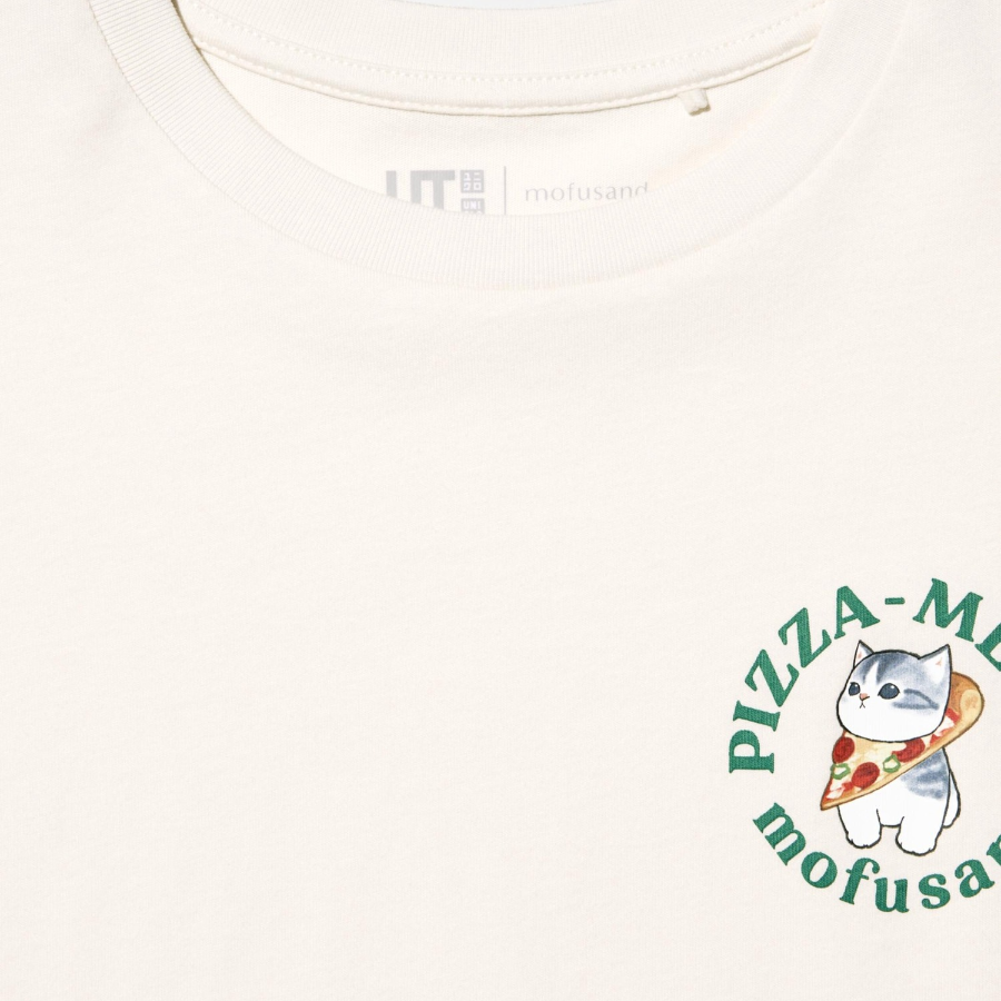 UNIQLO GIRLS mofusand UT (Graphic T, Short Sleeve) C