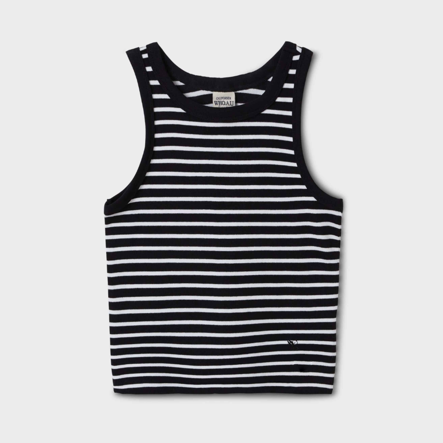 WHO.A.U — майка Ribbed Basic Sleeveless (F)