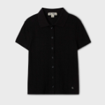 WHO.A.U — футболка Collar Cardi T-shirt