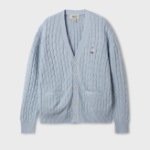 WHO.A.U Steve V-neck Cable Cardigan (U)