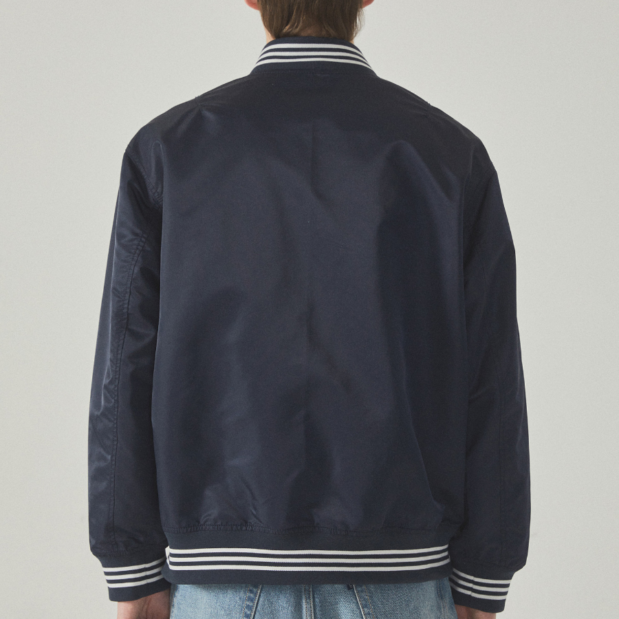 WHO.A.U Patch Varsity Jacket