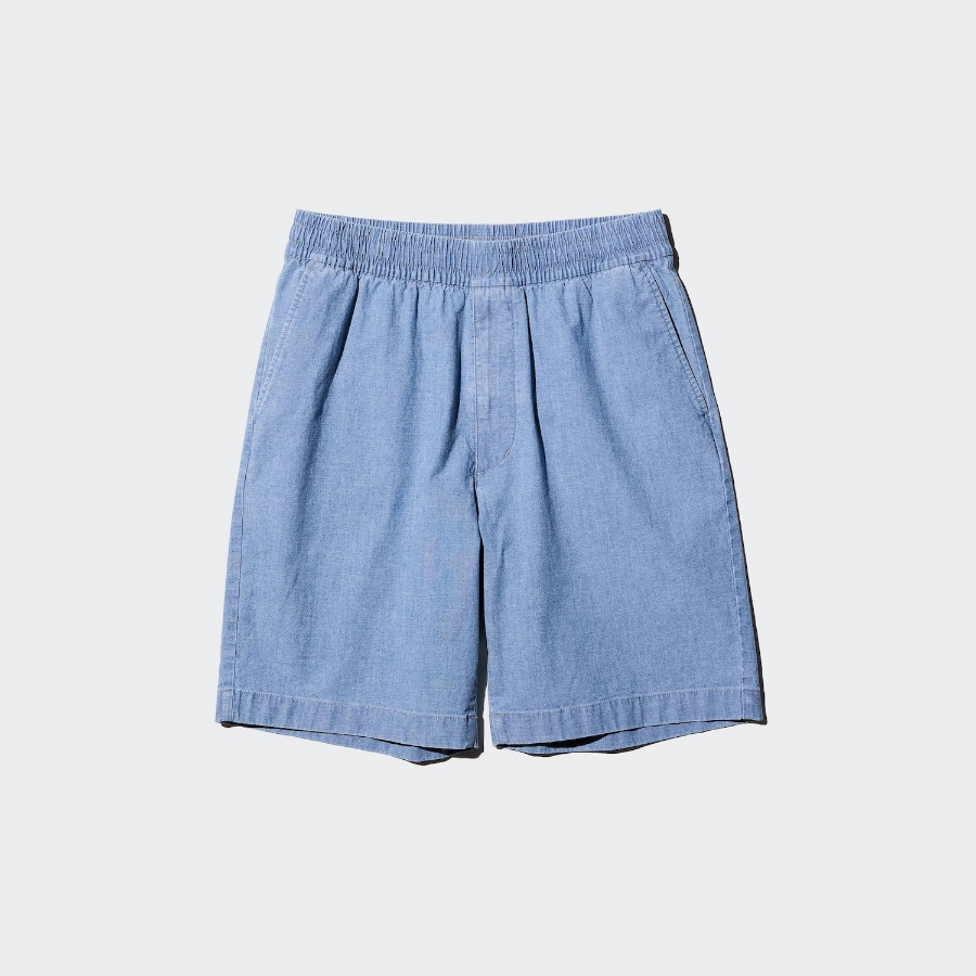 Uniqlo Stretch Easy Shorts (Chambray)