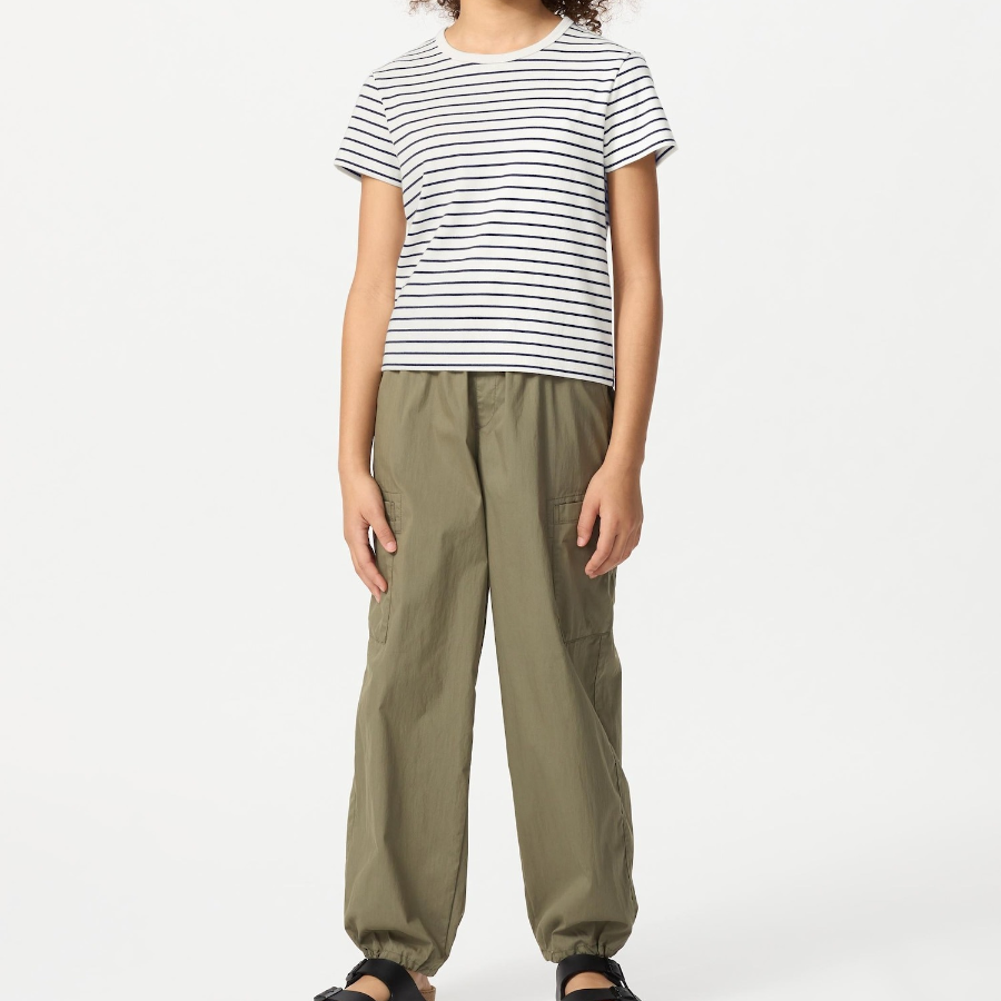 UNIQLO GIRLS Soft Rib Mini T (Stripe)