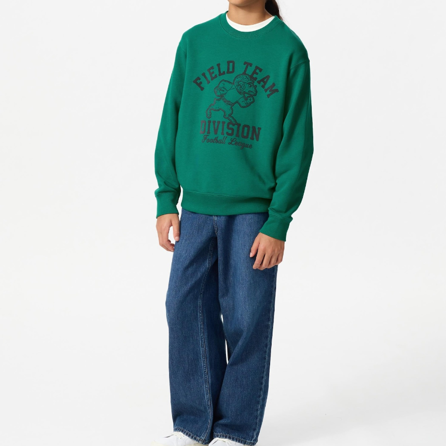 UNIQLO KIDS Ultra Stretch Sweatshirt (Graphic) C