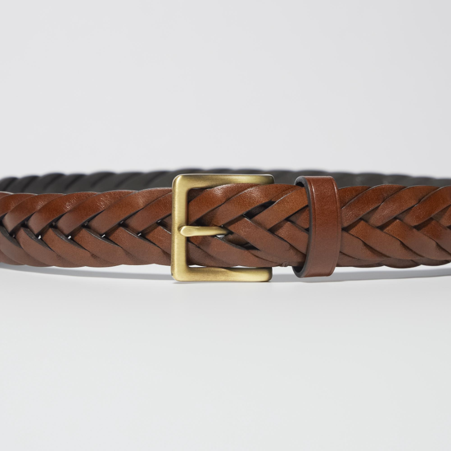 Uniqlo Leather Mesh Belt