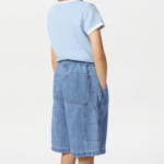 UNIQLO KIDS Painter Easy Half Pants (Denim)