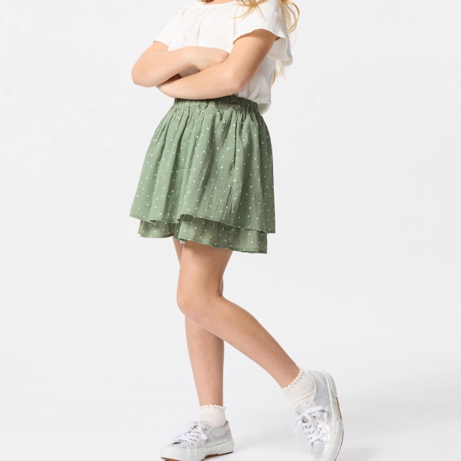 UNIQLO GIRLS Printed Mini Skorts (Dot)