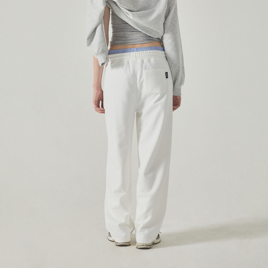 WHO.A.U — брюки Campus Emblem Wide Pants