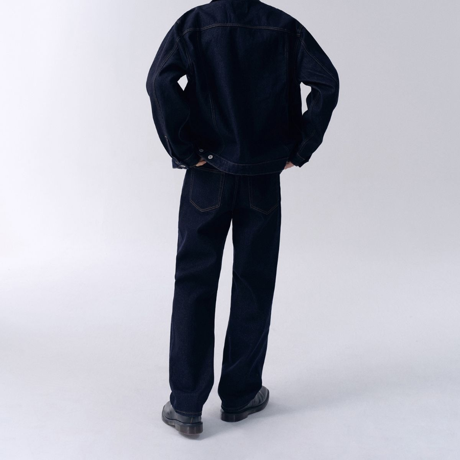 Regular Fit Denim Pants [Deep Indigo]