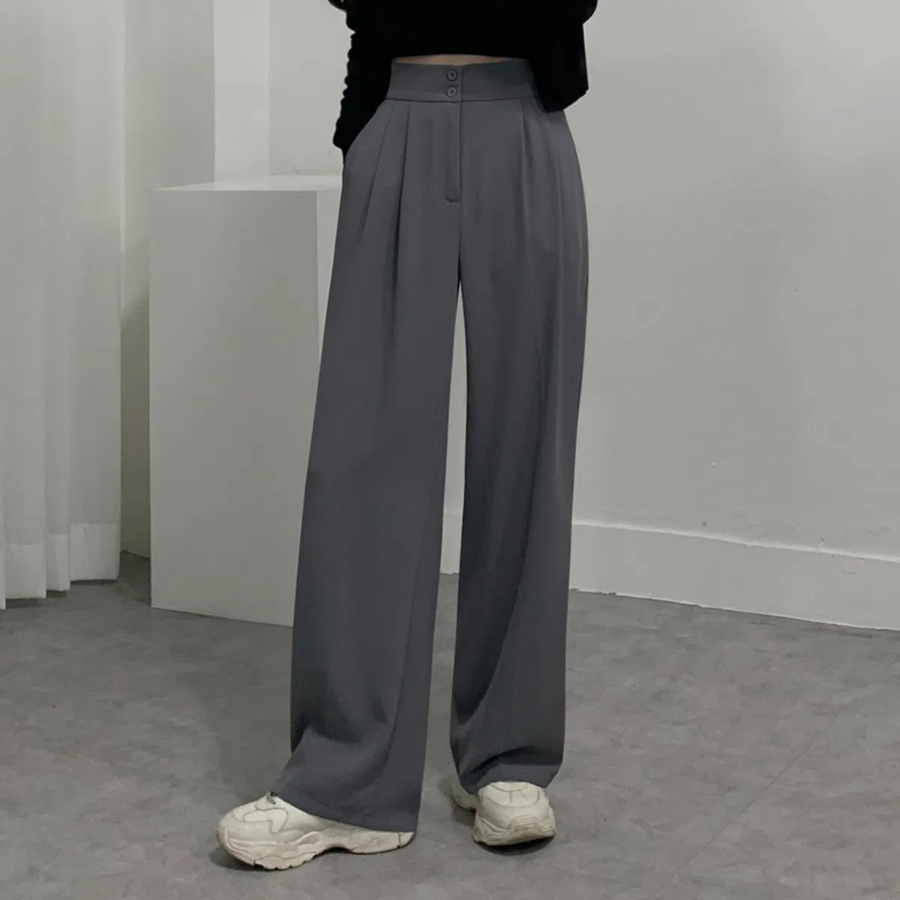 Back-Banding Two-Button Slacks