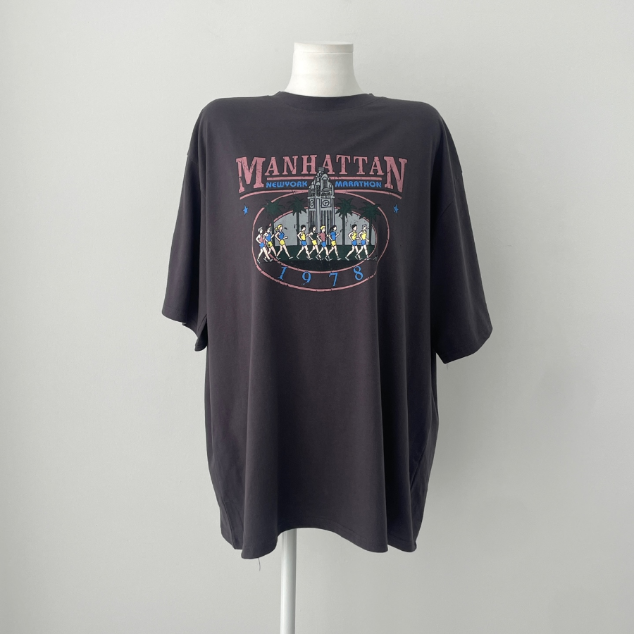 Manhattan Printed Oversized T-Shirt