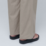 Cotton Linen One Tuck Wide Pants [Beige]