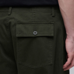 Cotton Wide Pertig Balloon Pants [Khaki]