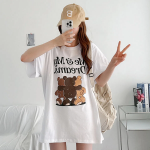 Three Bears Printing Overfit Short Sleeve T-shirt