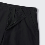Back Satin Parachute Pants [Black]