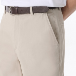 Regular Fit Hidden Banding Chino Pants [Light Beige]