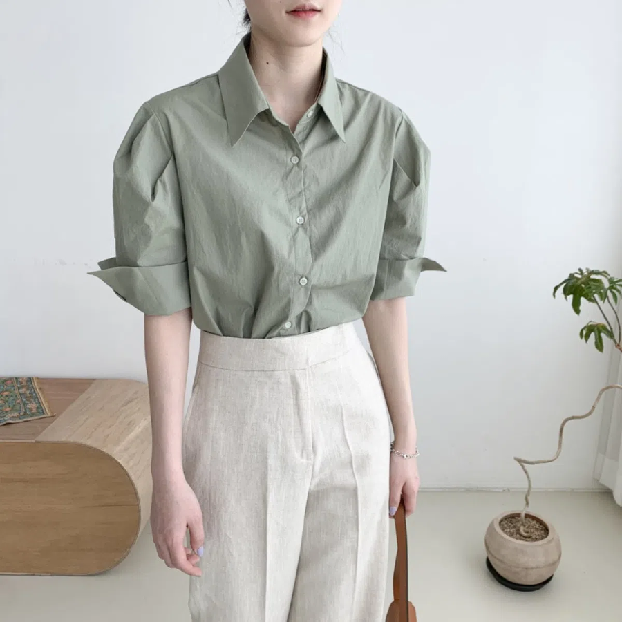 Julie Basic Short Sleeve Polo Shirt