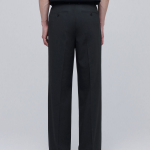 [Cooltandard] Real Wide Hidden Banding Slacks [Gray]