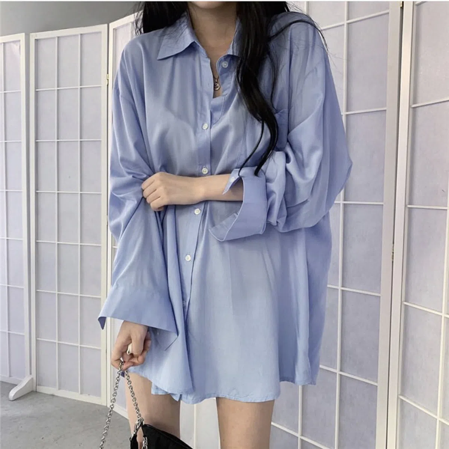 Plain – рубашка Oversized Boxy Shirt Blouse