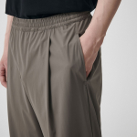 [Cooltandard] Cooling Deep Tuck Wide Banding Pants [Dusty Beige]