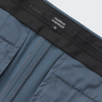 [Cooltandard] Tapered Hidden Banding Crop Slacks [ Blue]