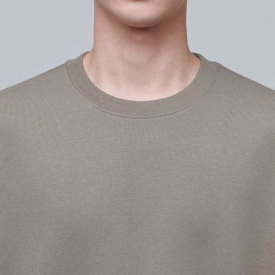 Musinsa Standard Flat Terry Oversized String Sweatshirt – Beige