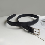 Classic Square Italian Leather Belt — классический ремень из натуральной итальянской кожи с прямоугольной пряжкой
