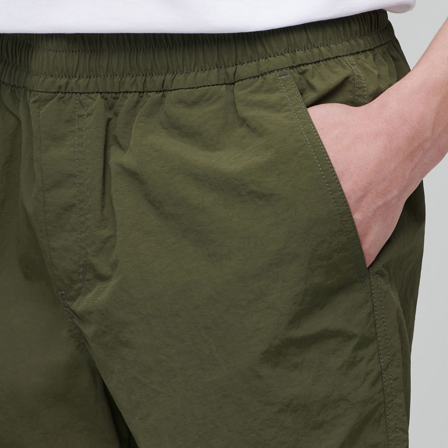 Nylon Banding Shorts 7.5" [Olive Green]