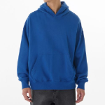 Musinsa Standard Loose Balloon Hooded Sweatshirt Blue