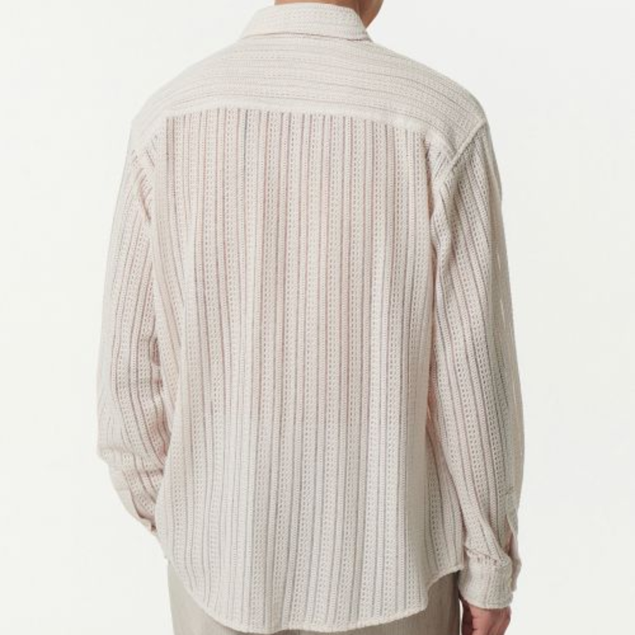 Musinsa Standard Relaxed Crochet Shirt – Ivory