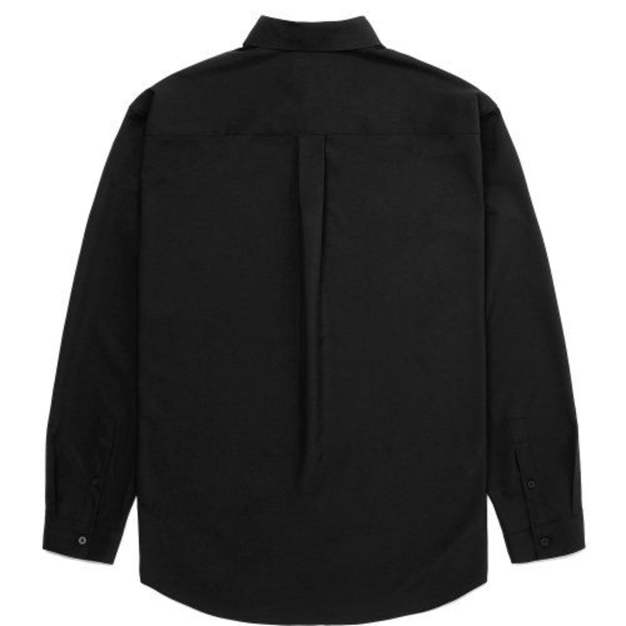 Musinsa Standard Relaxed Fit Silky Shirt – Black