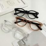 Round Clear Frame Glasses — округлые прозрачные очки в роговой оправе