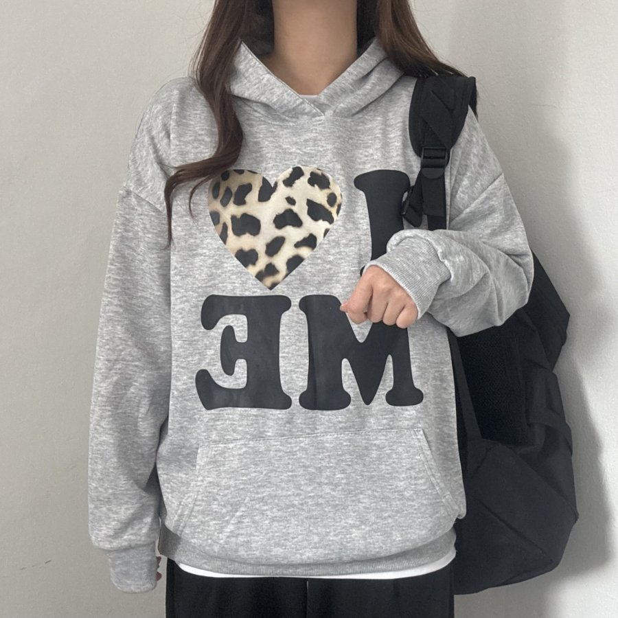I LOVEME – худи I LOVEME Leopard Oversized Hoodie