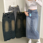 S-VINTAGE BLUE-Короткая-Макси юбки
