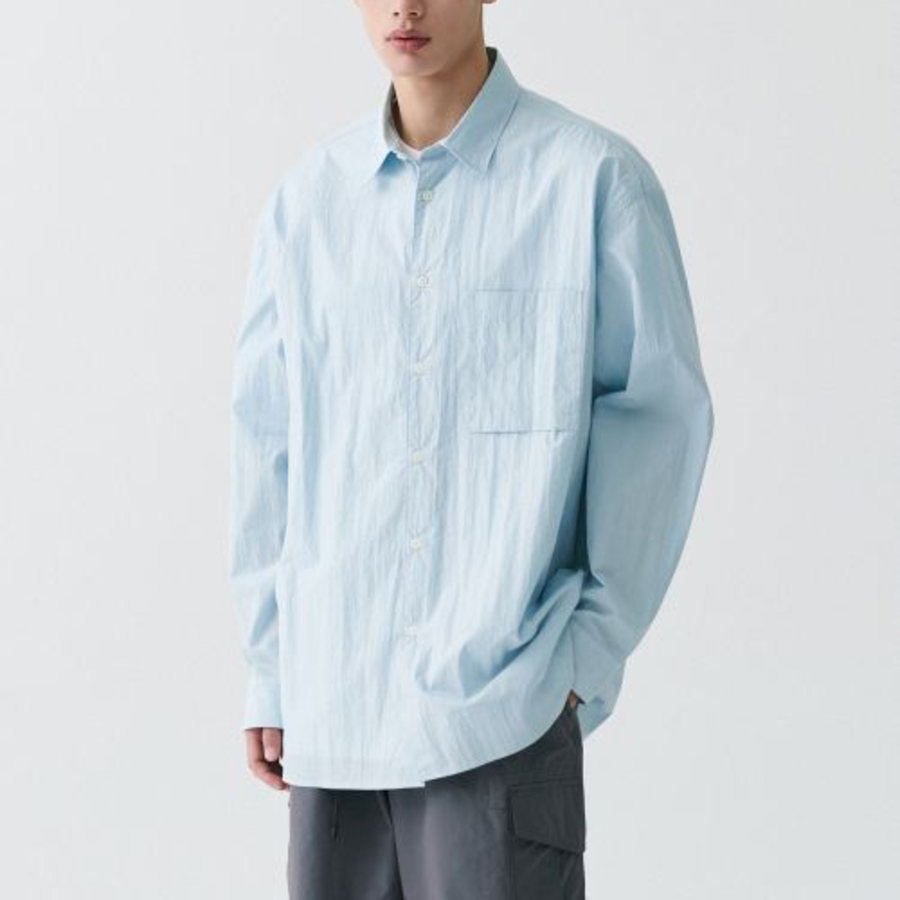 City Leisure CN Oversized Shirt (Cloudy Blue)