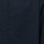 Oversized Poplin Shirt (Navy)