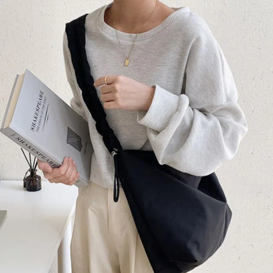 Shirring String Casual Emma Shoulder Bag — стильная сумка с акцентом на детали