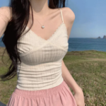 Yumen Lace Layered Sleeveless Top