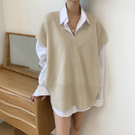 Oversized Knit Vest