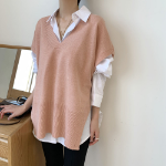 Oversized Knit Vest