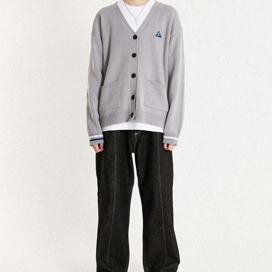 Small Triangle Logo Cardigan