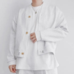 Formal Crop Short Cardigan with String