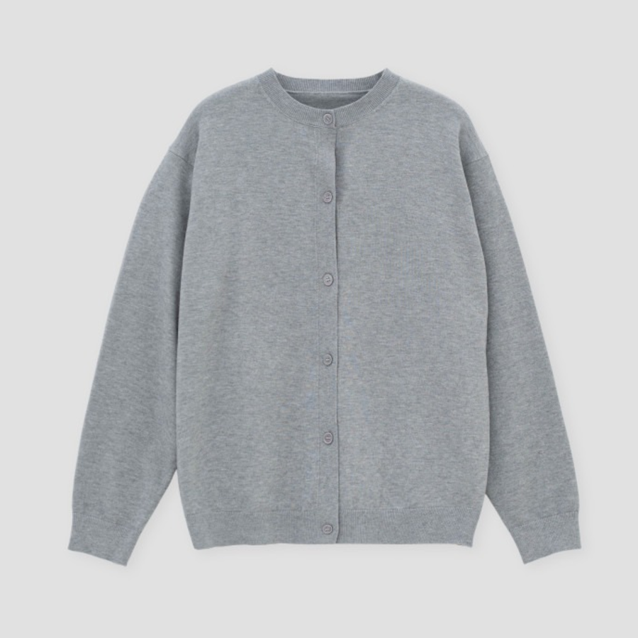 Washable Oversized Round Cardigan