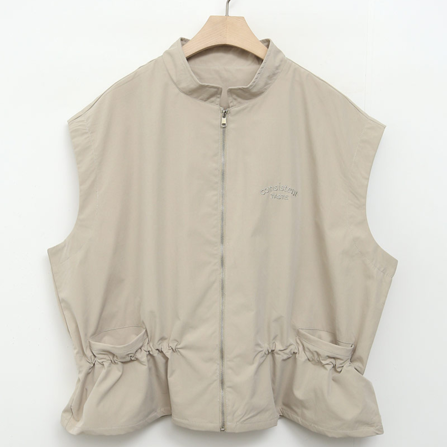 100% Nylon Undershiring Zip-Up Vest