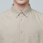 Basic Oxford Shirt [Beige]