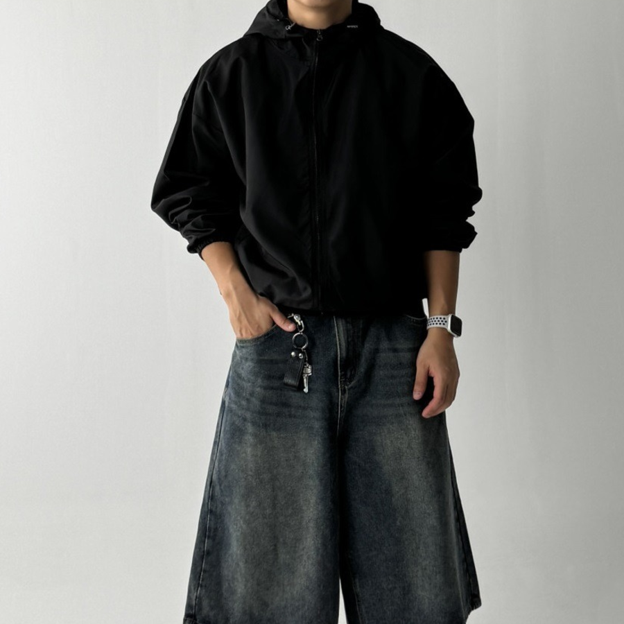 Cropped Running Windbreaker – Men's Wind Jacket