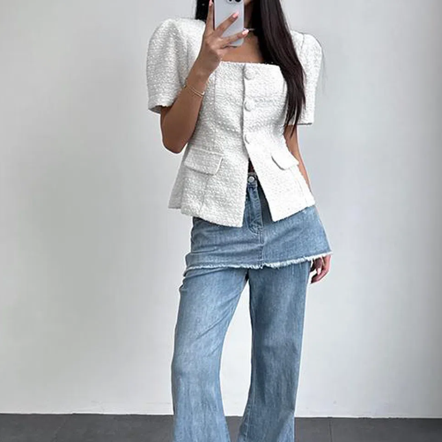 Volume Tweed Jacket