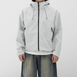 Gorpcore Oversized Hooded Windbreaker – Mid-Season Jacket