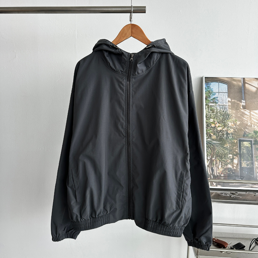 Basic Windbreaker Oversized Jacket