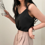 Mainne Strap Sleeve Blouse Tank Top